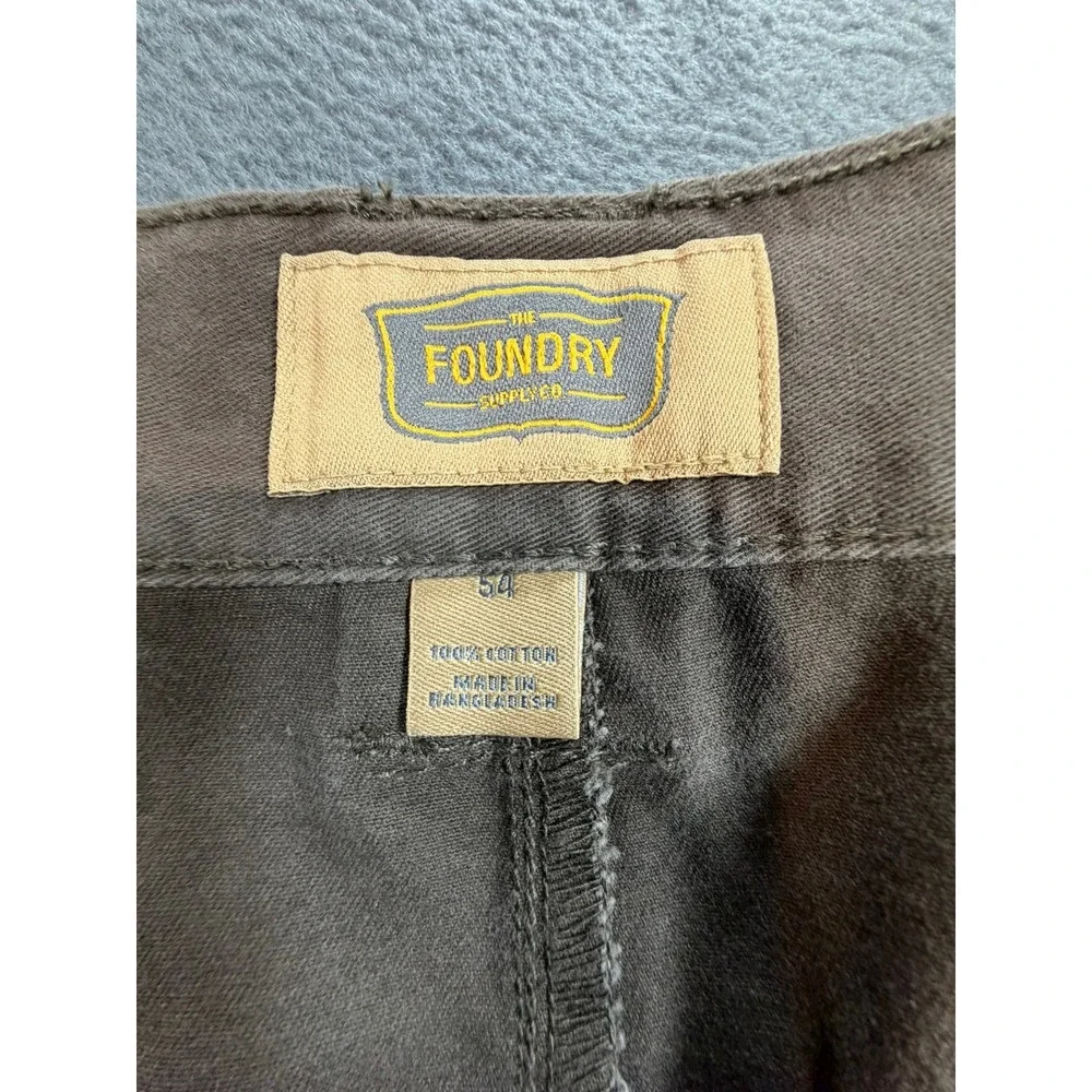 The Foundry Supply Co Mens Brown Cargo Shorts Size 54 Elastic Waist Cotton